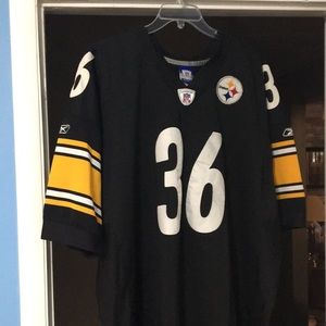 Authentic Sewn Reebok Jerome Bettis Jersey-Size 58